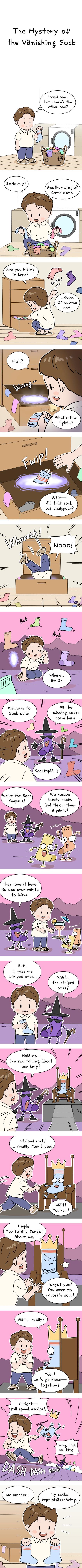 A Clumsy Mino - The Mystery of the Vanishing Sock